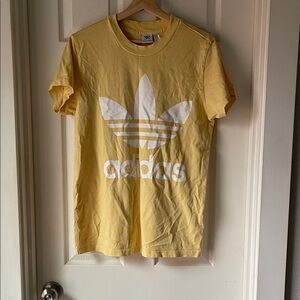 Adidas Yellow Graphic Tee
